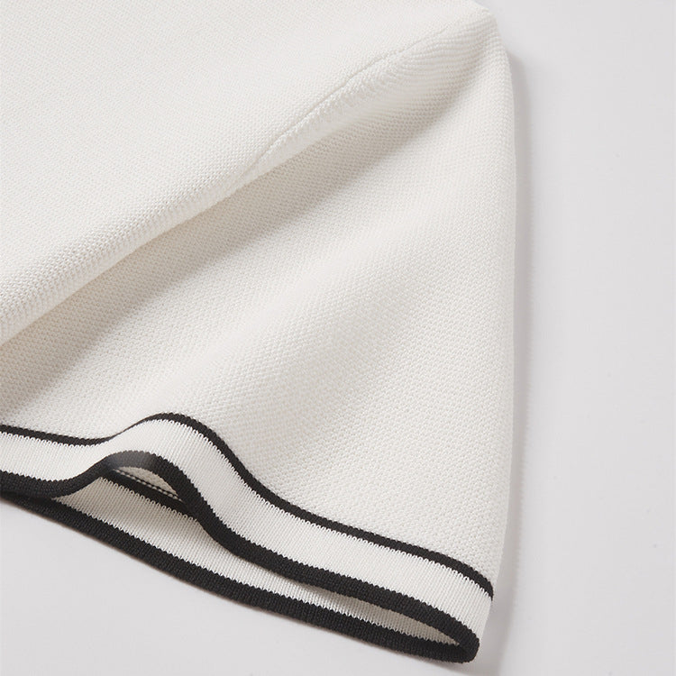 Old Money Contrast Cardigan