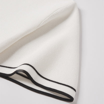 Old Money Contrast Cardigan