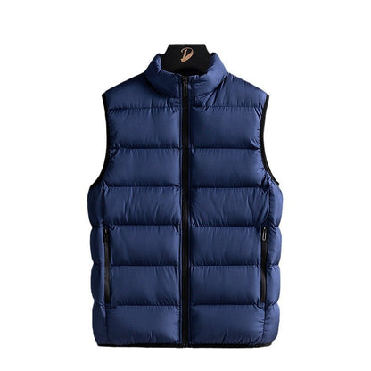 Men's Warm Stand Collar Cotton Vest