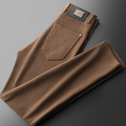 Men's Jacquard Leisure Trousers