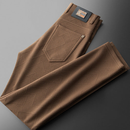 Men's Jacquard Leisure Trousers
