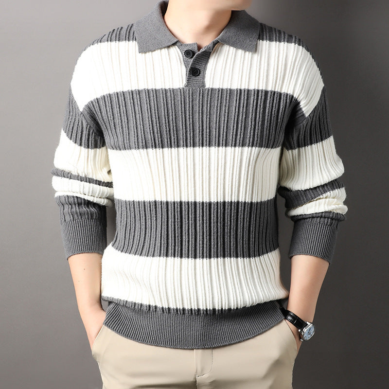 Urban Gents | Men’s Striped Knit Sweater