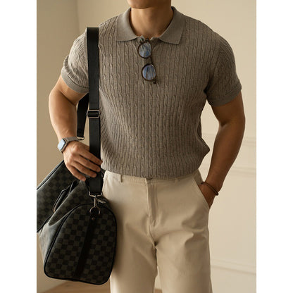 Urban Gents | Textured knit polo