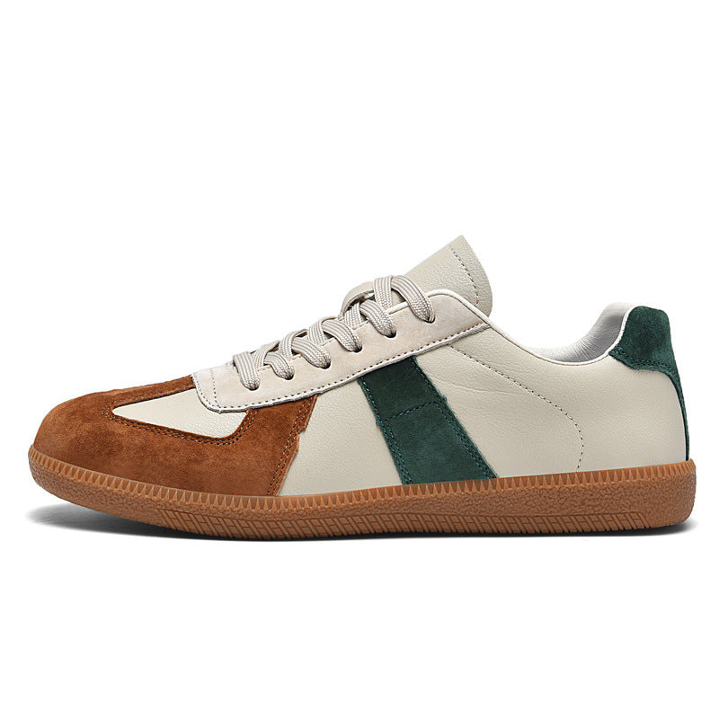 Retro Sneakers made of Canvas and Leather