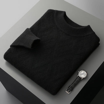 Half Turtleneck Wool Sweater
