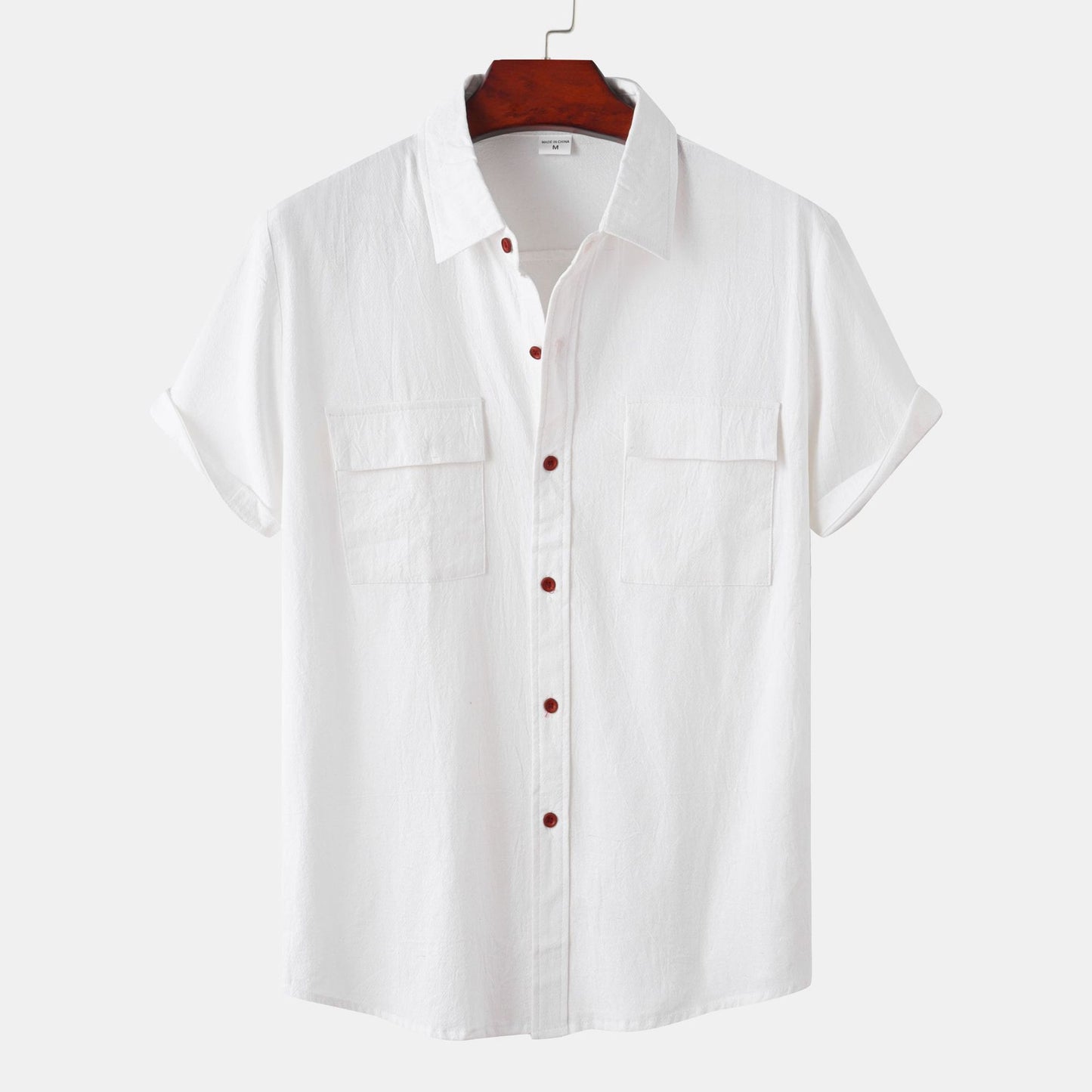 Urban Gents | Relaxed Linen Short Sleeve Shirt