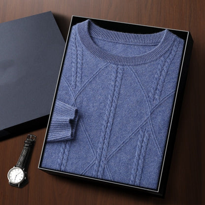 Urban Gents | Diamond Lattice Cashmere Sweater