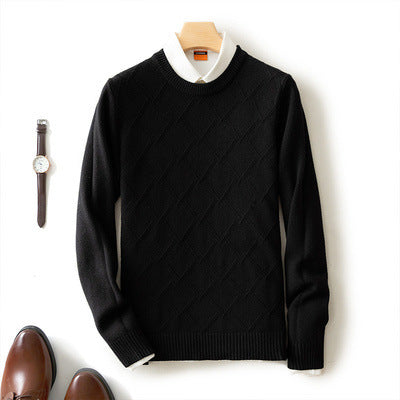 Classic Thick Cashmere Knit Sweater