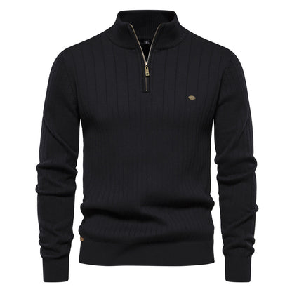 Slim Fit Half Zip Sweater