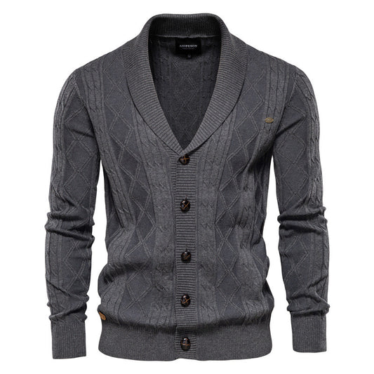 Urban Gents | Men's Thick Knit Cardigan