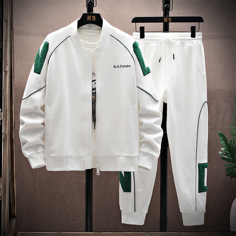 Embroidered Casual Sports Set
