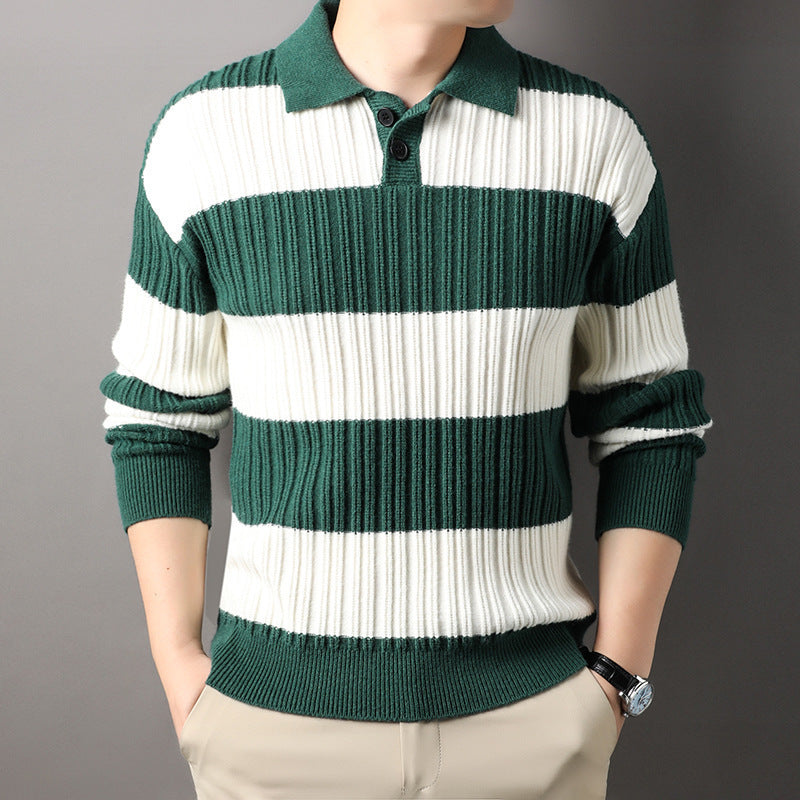Urban Gents | Men’s Striped Knit Sweater