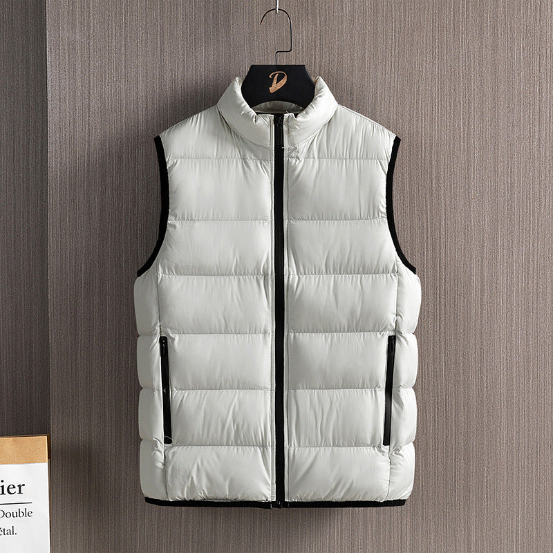 Men's Warm Stand Collar Cotton Vest