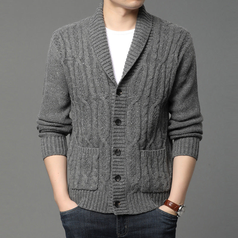 Urban Gents | Knitted jacquard jacket