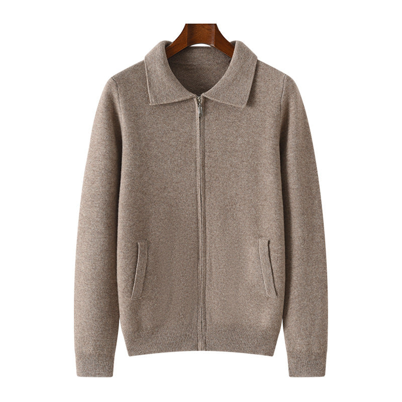 Urban Gents | Cashmere Zipper Sweater Coat