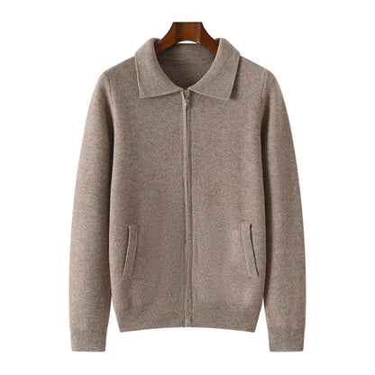 Urban Gents | Cashmere Zipper Sweater Coat