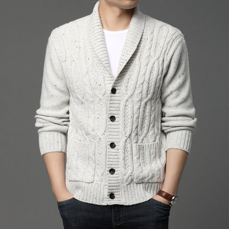 Urban Gents | Knitted jacquard jacket