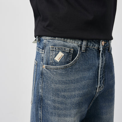 Urban Gents | Straight-Leg Washed Jeans