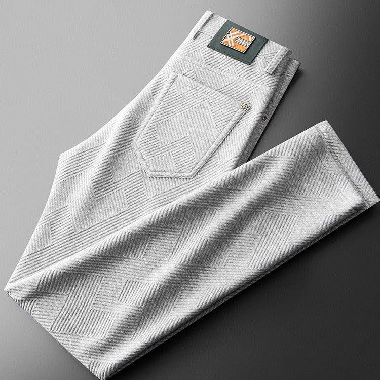 Men's Jacquard Leisure Trousers