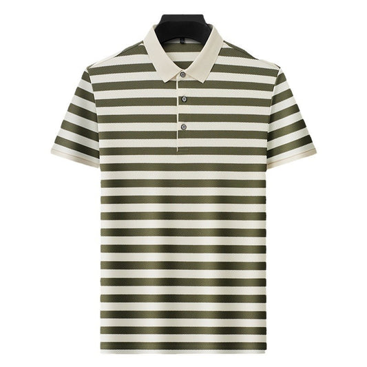 Urban Gents | Men's Striped Polo – Short Sleeve