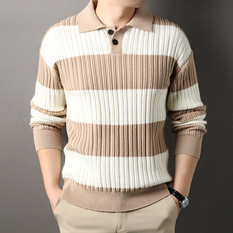 Urban Gents | Men’s Striped Knit Sweater